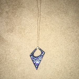 Alexis Bittar long geometric reversible necklace